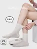 Calcetines para Mujer Zhuji Primavera y Verano Finos Frescos Transpirables Lyocell Seda Color Sólido Calcetines de Caída Media Venta al por Mayor