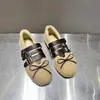 Sapatos de Algodão Plush Franceses de Calçar Sola Plana para Exterior Novo Estilo Outono Inverno 2026 Quentes Versáteis Mocassins Sapatos Peludos Femininos