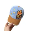 Gorra de Béisbol Giratoria de Animales Locos para Niños Primavera/Verano Nuevo Estilo Niños Niñas Gorra Protectora del Sol Linda Versátil Protección Solar