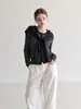 Nuevo Cardigan de Punto de Dos Piezas con Chal para Mujer, Estilo Coreano de Otoño, Cuello Redondo Rayado, de Botones, Reductor de Edad