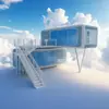Villa de Alojamento com Cápsula Espacial de Dois Andares, Casa Móvel Container para Exterior, Espaço de Cápsula para Homestay Modular Montado de Luxo