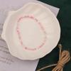Pulsera de Cuentas de Arroz Coloridas Hecha a Mano, Pulsera de Cuentas Coreana Dulce y Elegante para Estudiantes, Versátil y Única Estilo Bosque