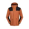 Chaquetas Exteriores de Tres en Uno con Bloques de Color al por Mayor, Ropa de Trabajo para Grupos de Empresa, Ropa Impermeable y a Prueba de Viento para Montañismo al Aire Libre en Stock