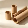 Tubos de Papel Kraft Personalizados, Latas de Papel para Empaque de Alimentos, Té, Snacks, Tubos de Papel Cilíndricos para Cosméticos, Impresión Ecológica