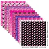 Precio Fijo12 Hojas de Compra Directa Transfronteriza Papel para Material de Diario Puntos Negros Rosa Barbie Papel para Material de Diario Dulce Chica