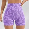 Nuevos Shorts de Yoga Ajustados Tie-dye Transfronterizos Cintura Alta Ajustados Cadera Pantalones Deportivos para Correr Entrenamiento Fitness