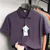Camisa Polo Personalizada de Manga Corta con Logo Imprimible para Hombre, Algodón Puro, Nuevo Estilo de Verano, Casual de Negocios, Camiseta Holgada y Transpirable para Hombre