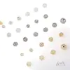 Ouro 14K Preenchido Cor Duradoura Esfera Oca DIY Artesanal Contas Redondas Acessórios para Joias Contas Espaçadoras Material para Contas de Colar e Pulseira