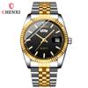 Relógio Masculino de Moda Business Chenxi Relógio Masculino Luminoso Atacado Popular Transfronteiriço Relógio de Quartzo com Duplo Calendário Dourado