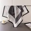 Lenço Quadrado Shawl Cachecol de Pescoço Estampado em Seda Sintética com Bolinhas em Cor Contrastante Toque de Luxo Para Amarrar no Pescoço Lenço Quadrado Pequeno Lenço de Cabeça Lenço de Seda Lenço Mulheres