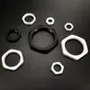 Tuerca Hexagonal de Plástico Tuerca de Seguridad*. Tuerca de seguridad de nailon y tapa // Tornillo de fijación