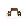 Dobradiça de Cama Espessada Suporte de Cama em Forma de U Suporte de Viga de Cama de Madeira Maciça Gancho de Cama Acessórios Fivela Suporte Fixo para Estrado de Cama