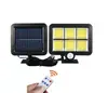 Luz de Parede LED Solar com Indução de Corpo Humano Impermeável para Exterior Dividida Luz de Jardim Luz de Garagem Luz de Varanda Luz de Rua