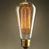 Bombilla led redonda bombilla de araña retro bombilla led de ahorro de energía para el hogar bombilla de filamento de tungsteno en forma de pera bombilla creativa