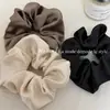 Goma para el pelo satinada texturizada multicolor de estilo coreano, versátil y moderna para ir al trabajo, adecuada para coletas sin dañar el cabello