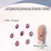 Pedras de Strass Planas em Forma de Gota Explosiva com Base de Liga de Ouro e Prata Decorações para Nail Art Coloridas Decorações de Unhas em Forma de Gota de Suor Venda por Atacado