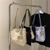 Bolso Nuevo de Gran Capacidad para Otoño e Invierno Bolso de Hombro de Lona Casual con Estilo para Mujer 2022 Textura de Clase Bolso Tote para Viajes Diarios