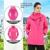 Chaqueta exterior de otoño e invierno engrosada cálida a prueba de frío ropa de trabajo tres en uno dos piezas logo largo bordado fabricante
