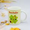 Taza de Cerámica al Por Mayor del Fabricante Exportación Tazas de Café con Esmalte Colorido con Logo Impreso Tazas de Agua para el Hogar Regalo Porcelana Blanca