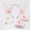 Diadema con Orejas de Gato y Cascabeles Set de Pulsera y Collar Set de Cola de Gato Accesorios para Diadema Accesorios para Fiesta de Halloween