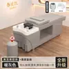 Cama de Champú para Tratamiento Capilar, Cama de Masaje Dedicada para Barbería y Salón de Belleza con Circulación de Agua a Temperatura Constante y Vaporización, Exportación Transfronteriza