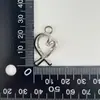 Nuevo Tirador de Cremallera Dorado Blanco Aleación Joyería Hecho a Mano DIY Collar Pulsera Accesorios Colgante Metálico Colgante