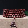 Pulsera de cuentas de sándalo de sangre de calabaza pequeña 8mm108 de palo de rosa lobular de Zambia directo de fábrica