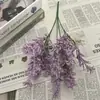 Flores de Espuma Simulação de Geada para Sala de Estar Mesa de Jantar, Flores Artificiais de Pinheiro, Arranjos Florais, Flores Secas de Plástico, Exposições Decorativas de Flores