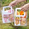 Caja de Empaque para Pastel Día del Maestro 2025 Oso de Peluche Girasol Caja para Pasteles de Luna Decoración de Recuerdo Bolsa de Regalo de Mano