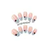 Comércio Exterior Artesanal de Alta Qualidade para Unhas, Estilo Ins Azul Francês Bolinhas Frescas Dicas de Unha para Manicure, Venda Direta da Fábrica