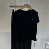 Camiseta de Manga Corta con Bordado de Poni Estilo Coreano para Mujer, Estilo Verano, Fresca y Juvenil, Versátil, Elegante, Adelgazante, Hombro Normal, Top Sencillo