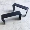 Estante de Almacenamiento en Forma de U para Debajo del Escritorio Colgante Soporte para Altavoz de Computadora Host Divisor de Almacenamiento Estante de Soporte Hebilla Sujetador