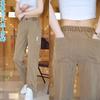 Pantalones Casuales para Hombre Lyocell Tencel 2025 Sueltos Cintura Alta Rectos de Negocios Transpirables de Verano Finos Ropa de Hombre