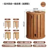 Taburete de madera maciza para el hogar, banco apilable, combinación de mesa de comedor que ahorra espacio, silla, taburete cuadrado, taburete de repuesto para restaurante, taburete apilable