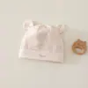 Gorro para Bebé Recién Nacido, Clase A, de Doble Capa, Sin Costuras, Todas las Estaciones, 0-3 Meses, Bebé Lactante, Protección del Cordón Umbilical, Gorro a Prueba de Viento