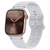 Para Apple S10 Wave Stitch Silicone Strap iwatch9/8 Sport Strap applewatch Série Completa