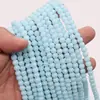 Contas de Vidro Redondas Coloridas Sólidas Transparentes 3-8mm Contas Soltas DIY Não Desbota Acessórios para Joias Feitas à Mão Colar Pulseira