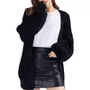 Suéter de Punto para Mujer Amazon, Nueva Colección de Punto Otoño e Invierno, Cárdigan Holgado de Botones Sencillos para Mujer