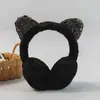 Orelhas de Gato de Pelúcia com Lantejoulas Criativas Novas Earmuffs Quentes Infantis Proteção Contra Frio de Inverno Earmuffs para Estudantes Aquecedores de Orelha Venda Direta