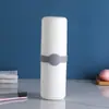 Caixa de armazenamento de escova de dentes de viagem, copo de lavagem portátil, copo de escovar, kit de copo para pasta de dente e enxaguante bucal para dormitório estudantil