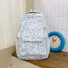 Mochila de Bolinhas Estreladas Fofa Doce Alto Valor Leve Mochila Estudante Grande Capacidade Bolsa de Ombro Duplo Bolsa Estudante