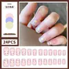 Uñas Cortas Portátiles, Estilo Popular, Blanqueador, Suave y Puro, Arte de Uñas, Uñas Postizas, Parches Portátiles