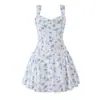 Venta al por mayor 2026 Verano Nuevo Estilo Europeo y Americano Vestido de Tirantes Floral Ajustado para Mujer 8209