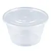 Lonchera desechable redonda, transparente y gruesa, de plástico de grado alimenticio, para llevar, para 1000 personas.