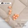 Materiales de Cuentas Pulidas Acrílicas Kit de Cuentas DIY Multicolor Hecho a Mano Cuentas Redondas de 10 mm Cuentas Sueltas Colgante de Bolsa Dulce