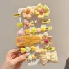 Pinza para el pelo de tela suave y linda de cobertura total para bebé niña que no daña el pelo, Pinza para el pelo de bebé, Lindo accesorio para el pelo para niños, Adorno para el pelo de bebé