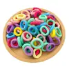 Gomas para el pelo de niños que no tiran del pelo, Anillos para toallas de bebé, Pasadores de colores dulces para niñas, Cuerdas para el pelo y Accesorios para el pelo