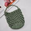 Bolsa de Malla para Frutas Colgante Decoración de Pared Transfronterizo Hogar Sala de Estar Tejida a Mano Bolsa Colgante para Almacenamiento de Frutas y Verduras Cocina Bolsa de Malla