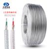 Suministro de Fabricantes Cable Transparente de PVC Blando 1 Núcleo + Trenzado 48/0.08Ts Od:2.8-2.9 Estándar Cobre Estañado