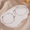 RAKOL 2025 Nuevo Pulsera Geométrica Hueca Alto Sentido Nicho Lujo Ligero para Mujer Compromiso Joyería Clásica